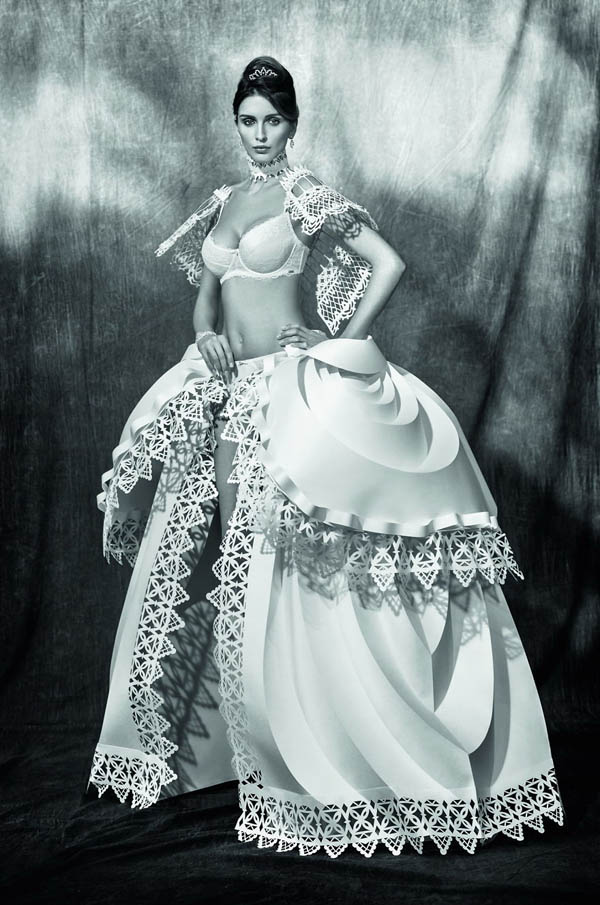 Gorgeous Paper Wedding Dresses by Asya Kozina