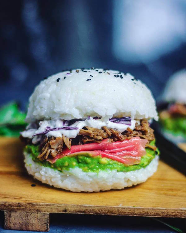 Mouthwatering Sushi Burger is the New Hottest Food Trend