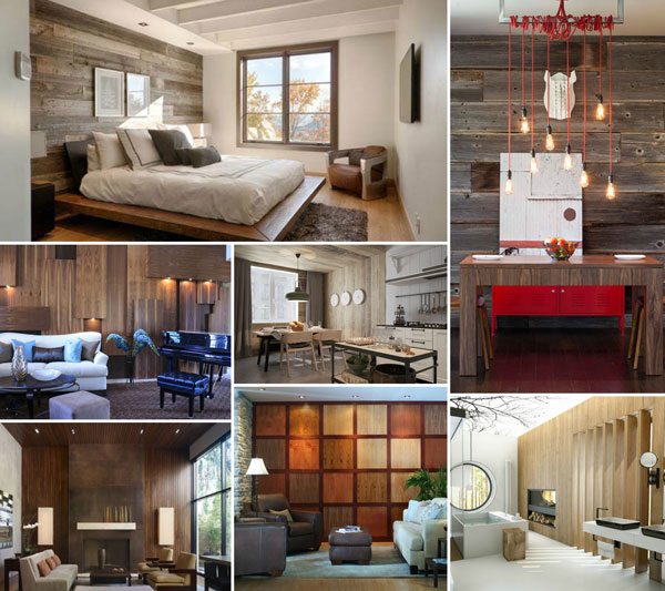 25 Modern Home Design with Wood Panel Wall