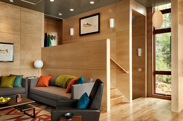 25 Modern Home Design with Wood Panel Wall