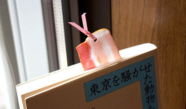 Unusual Lifelike Fake Food Bookmarks from Japan