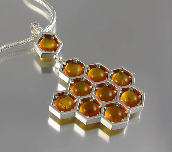 Honeycomb Inspired Jewellery by WingedLion, Sweet Than Honey!
