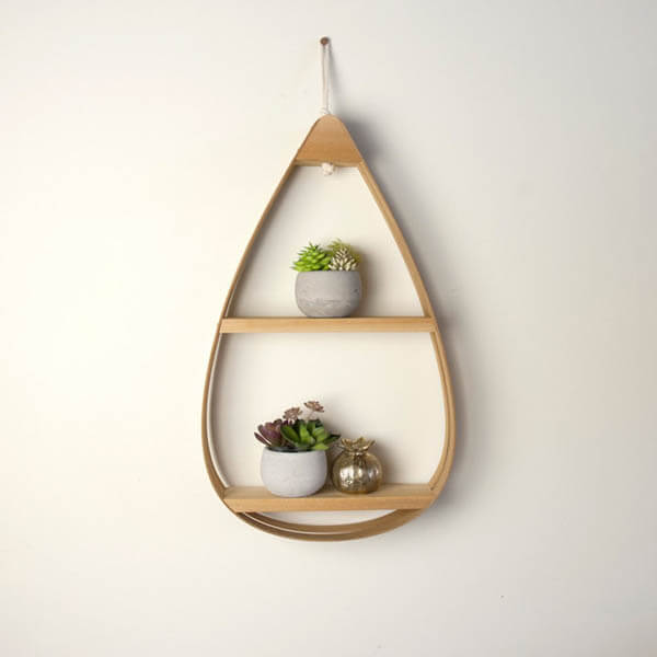 Mid-Century Teardrop Shelves by The Wavertree Co