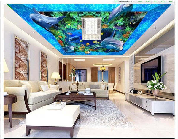 Impressive Ceiling Mural Designs to Spice Up Your Room