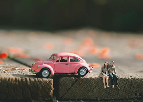 Whimsical Wedding Photography Which Places Couples in Tilt-shift World