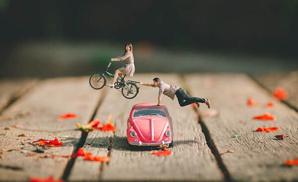 Whimsical Wedding Photography Which Places Couples in Tilt-shift World