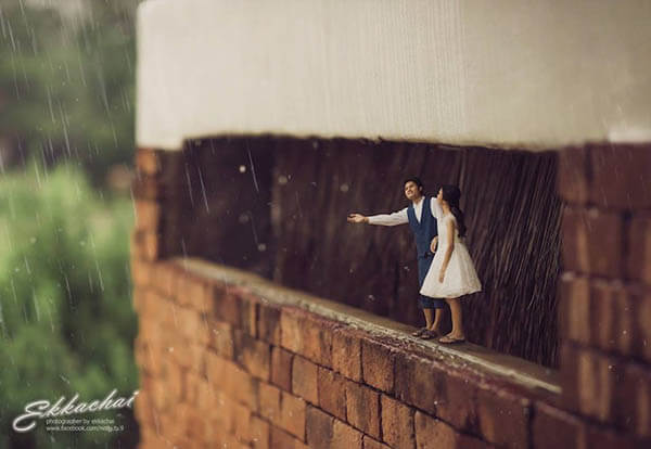 Whimsical Wedding Photography Which Places Couples in Tilt-shift World