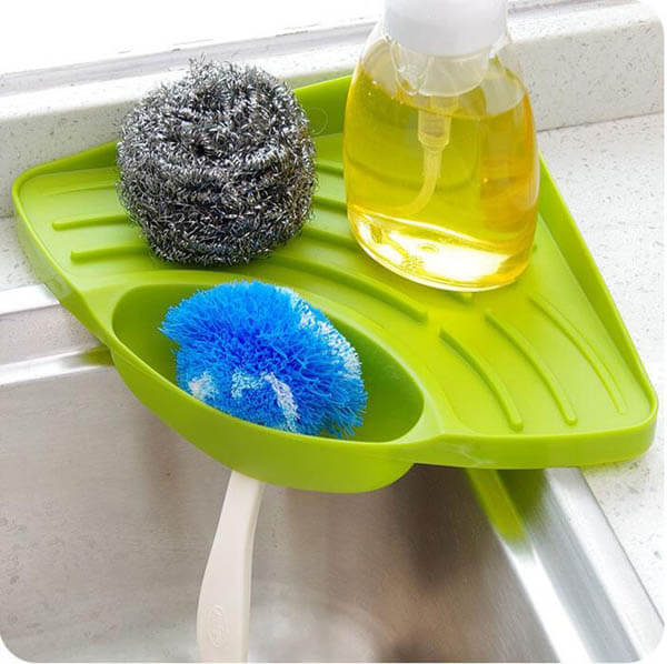 15 Kitchen Sponger Holder Ideas Keep Your Sponge Dry and Kitchen Organized  - Design Swan