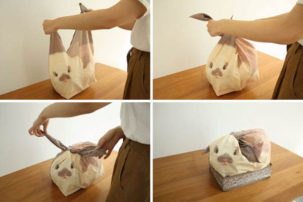 Cute Bunny Pouches Help to Tidy Your Space in an Adorable Way