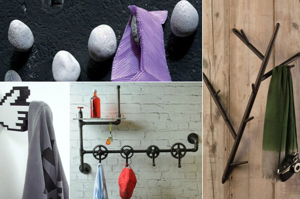 10 Cool and Unique Wall mounted Coat Hangers and Hooks Design