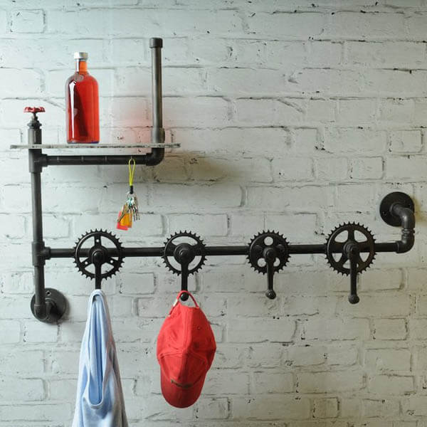 10 Cool and Unique Wallmounted Coat Hangers and Hooks Design Design Swan