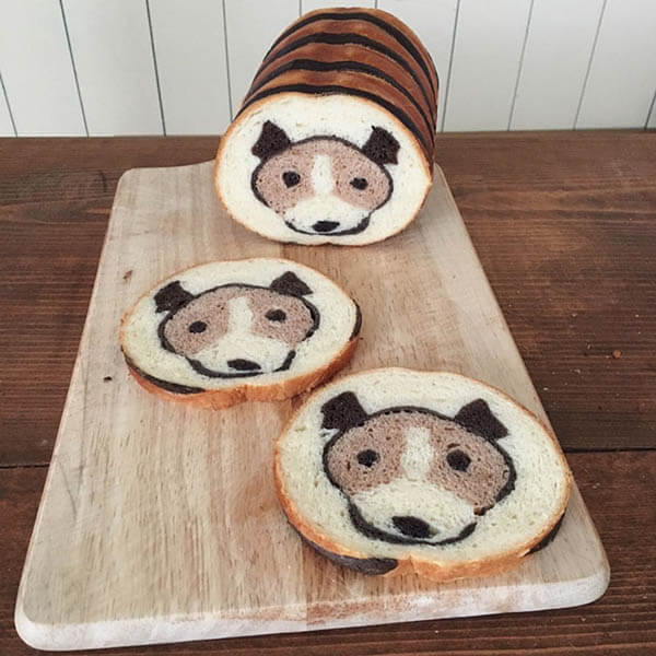 Creative Bread With Beautiful Pattern Hidden Inside