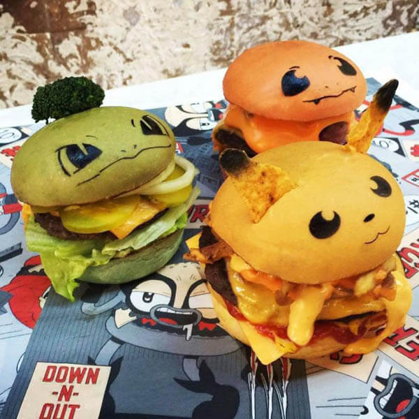 Adorable Pokémon Inspired Burgers