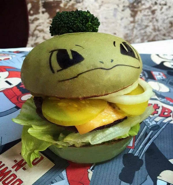 Adorable Pokémon Inspired Burgers