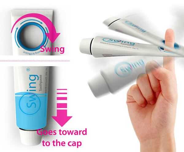 Swing Toothpaste: Toothpaste with Hole
