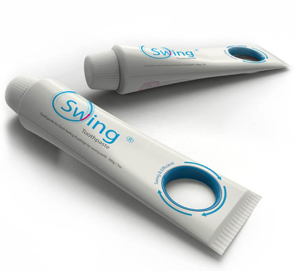Swing Toothpaste: Toothpaste with Hole