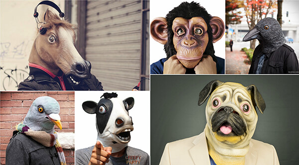 10 Creepy and Hilarious Animal Masks