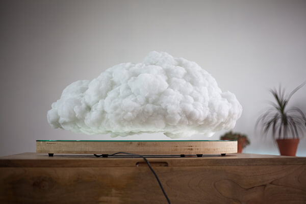 Making Weather: an Innovative Floating Cloud-shaped Speaker