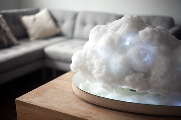 Making Weather: an Innovative Floating Cloud-shaped Speaker