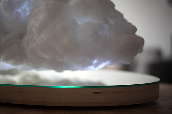 Making Weather: an Innovative Floating Cloud-shaped Speaker