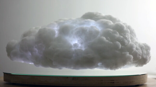 Making Weather: an Innovative Floating Cloud-shaped Speaker