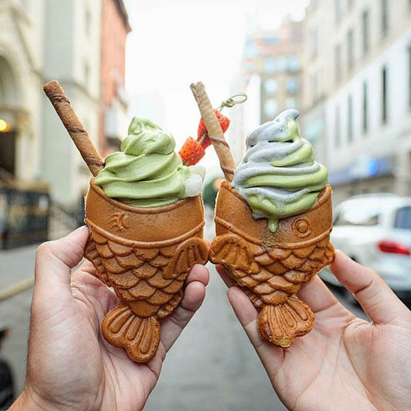 Taiyaki Icecream: Adorable Fish-shaped Icecream Cone