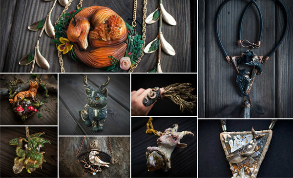 Fantasy Animal Jewelry Created Based on Ancient Legends and Myths