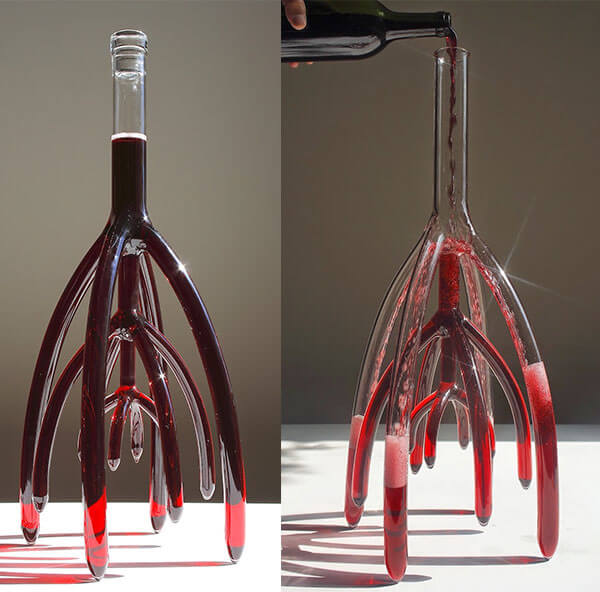 Strange Decanters: Hand-blown Exquisite Wine Decanters by Etienne Meneau