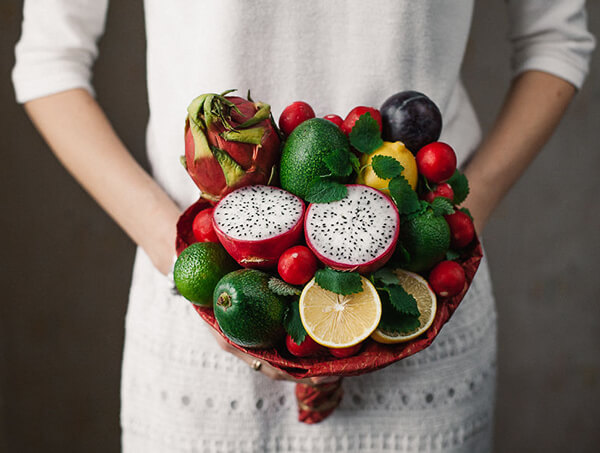 One-Of-A-Kind Bouquets Made out of Food