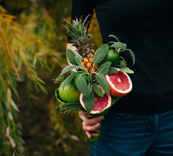 One-Of-A-Kind Bouquets Made out of Food