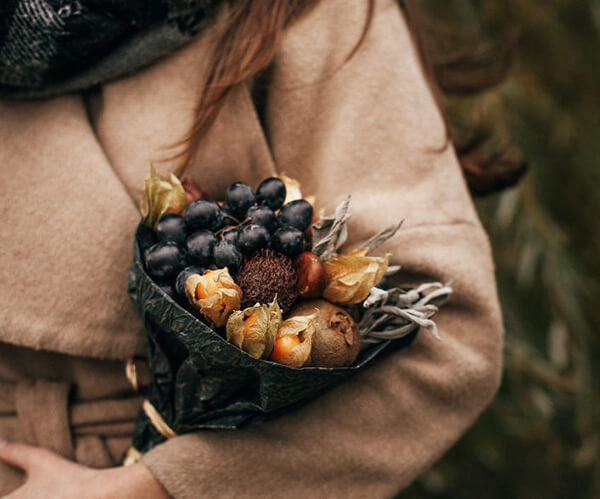 One-Of-A-Kind Bouquets Made out of Food