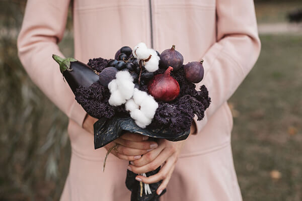 One-Of-A-Kind Bouquets Made out of Food