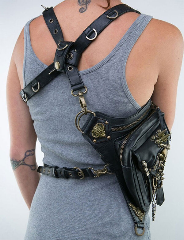 Badass Steampunk Style Waist Bag