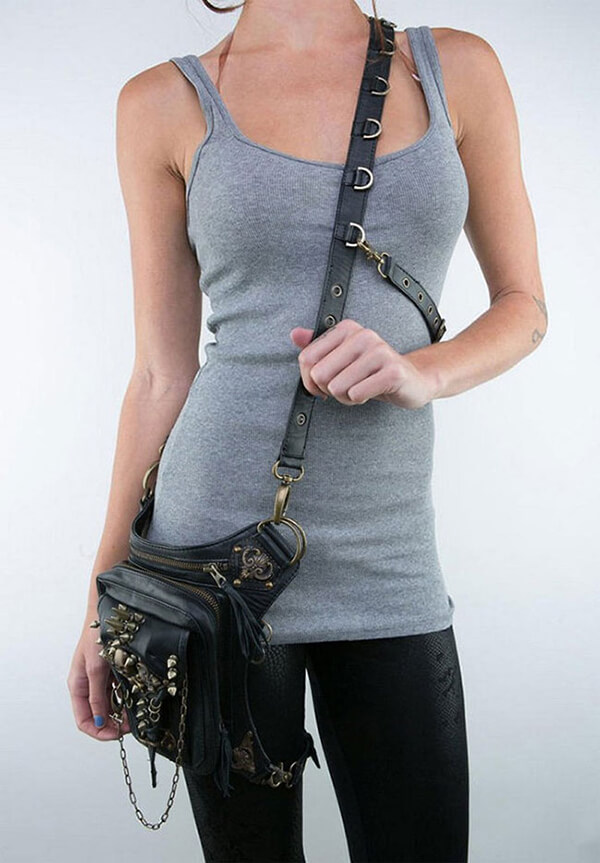 Badass Steampunk Style Waist Bag