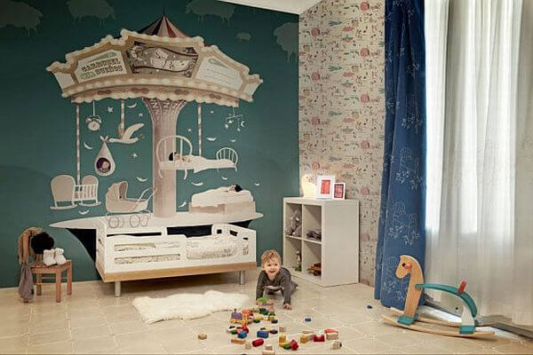 27 Cute Kid’s Room Wallpaper Ideas - Design Swan