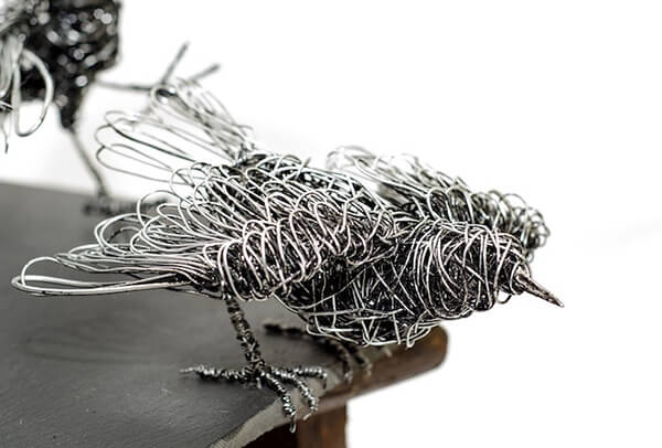 Wire Animal Sculptures in Motion by Candice Bees