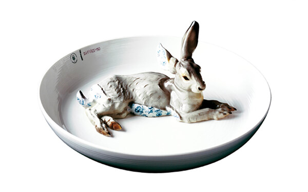 Hand-Painted Ceramic Animal Bowls by Hella Jongerius