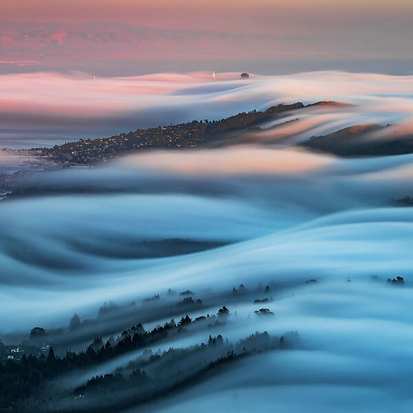 Fog Waves: One of the Most Unusual Scenes I have even Seen