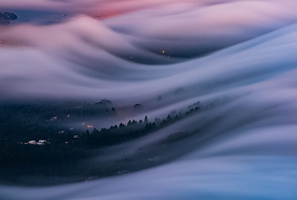 Fog Waves: One of the Most Unusual Scenes I have even Seen