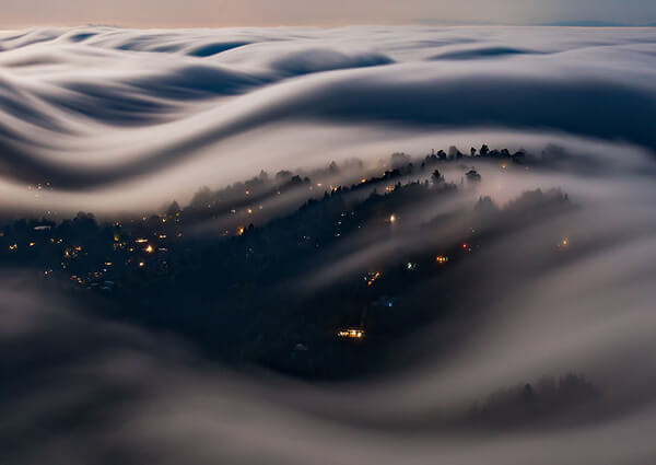 Fog Waves: One of the Most Unusual Scenes I have even Seen