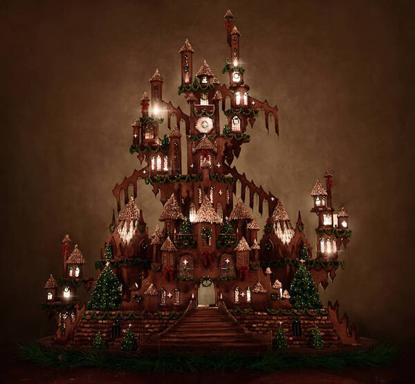 5-Foot-Tall Totally Edible Gingerbread Castle