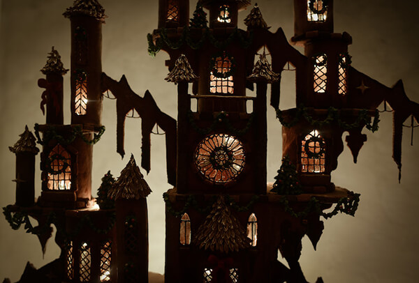 5-Foot-Tall Totally Edible Gingerbread Castle