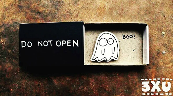 Playful Matchbox Greeting Cards with Hidden Message