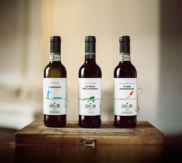 Innovative Wine Bottle Packaging Design Comes With Short Stories on Labels