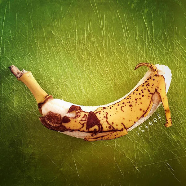 Creative Banana Doodle by Stephan Brusche