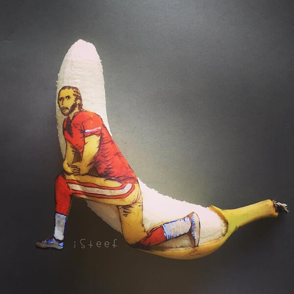 Creative Banana Doodle by Stephan Brusche