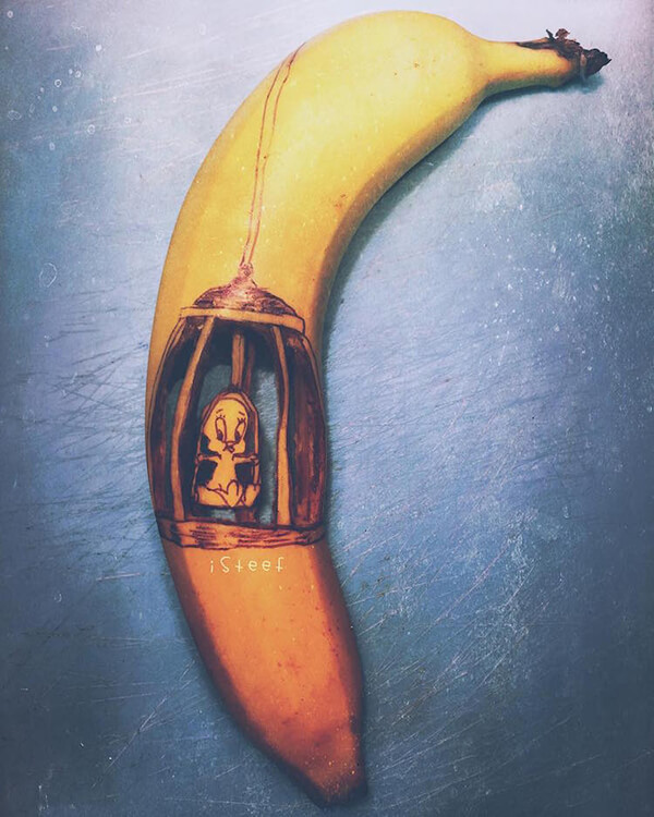 Creative Banana Doodle by Stephan Brusche