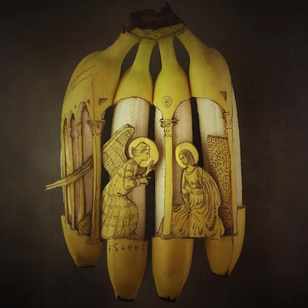 Creative Banana Doodle by Stephan Brusche