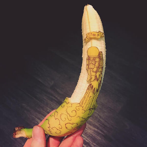 Creative Banana Doodle by Stephan Brusche