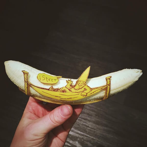 Creative Banana Doodle by Stephan Brusche